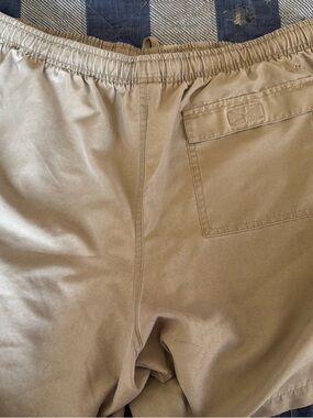 DSG Mens Athletic Shorts Khaki Beige